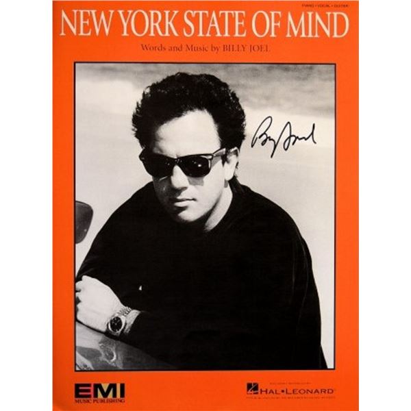 Billy Joel signed sheet music