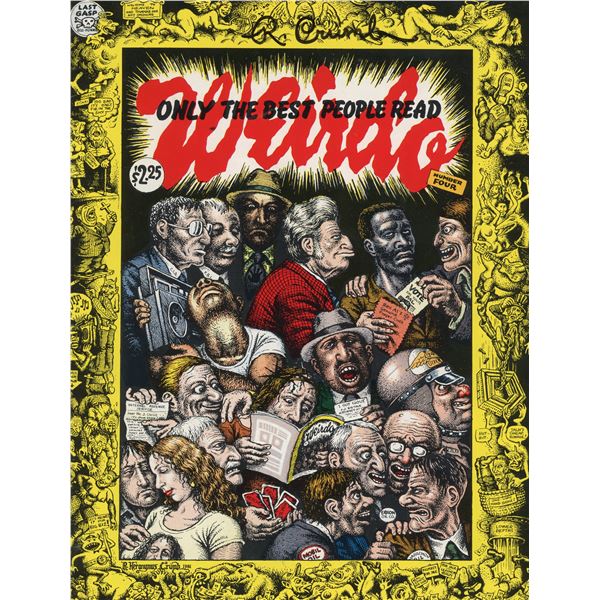 Robert Crumb signed "Weirdo #4" magazine. GFA Authenticated