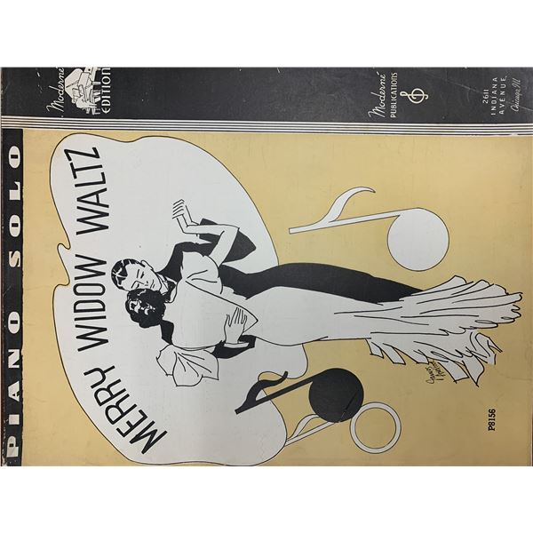 Merry Window Waltz unsigned sheet music