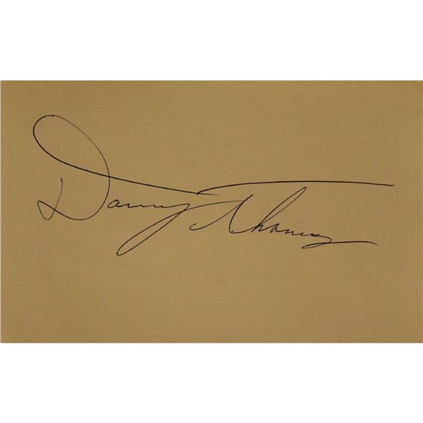 Danny Thomas signature slip