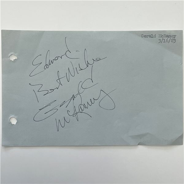 Gerald McRaney original signature