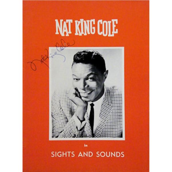 Nat King Cole signed Tour Book
