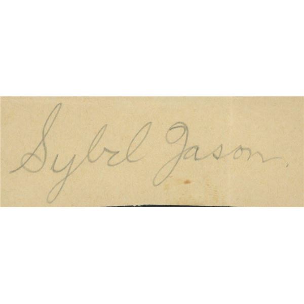 Sybil Jason signature