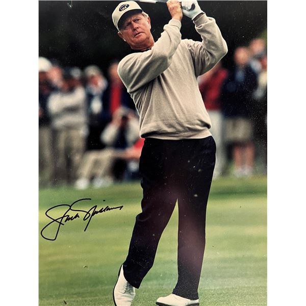 Jack Nicklaus signed photo