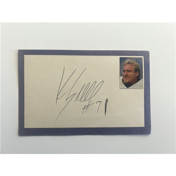Kevin Greene original signature and photo