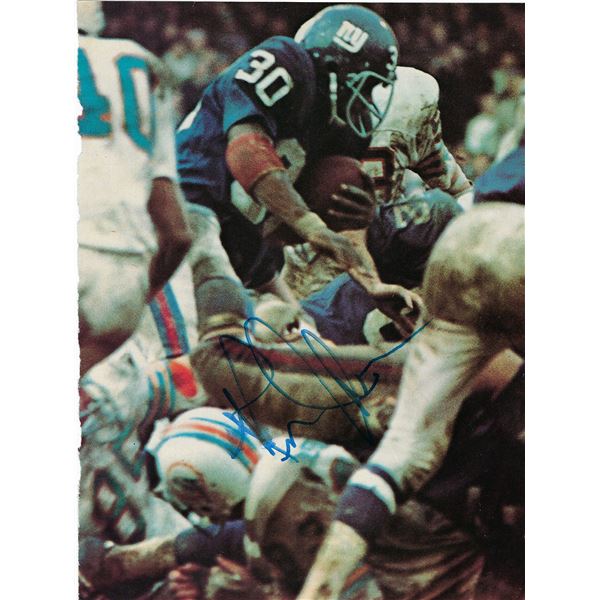 John Tuggle signed magazine photo