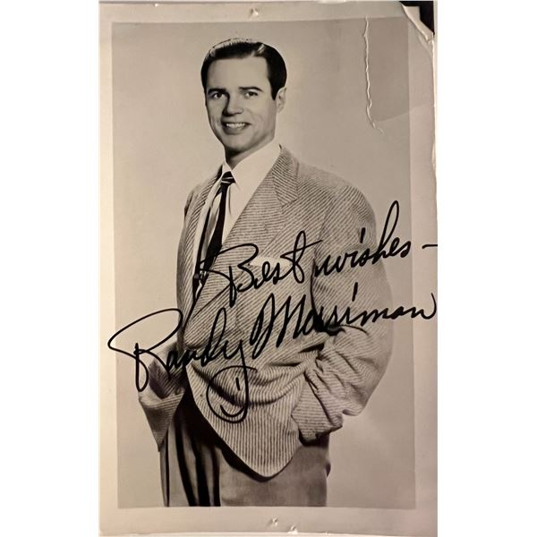 Randy Merriman signed photo