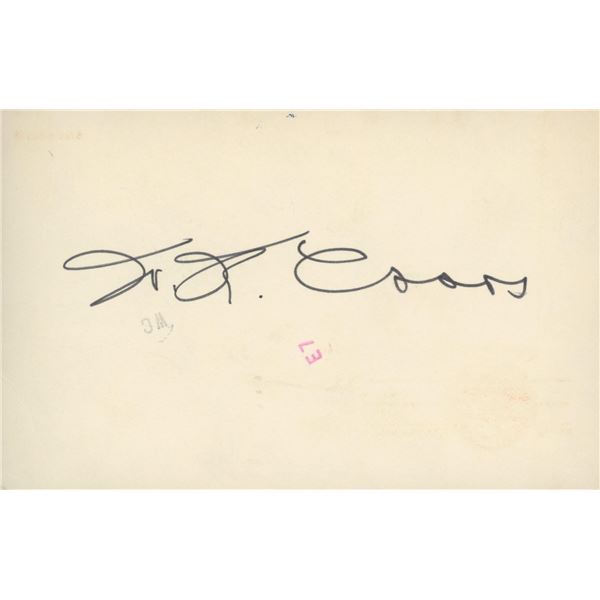 Brewer Joseph Coors signature cut