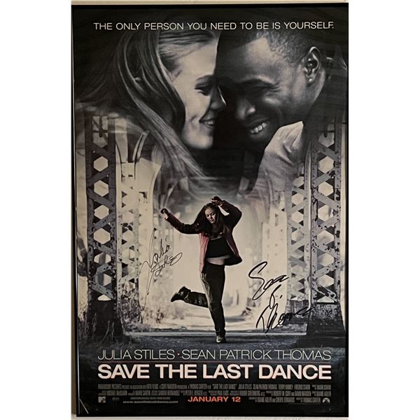 Save The Last Dance cast signed movie poster