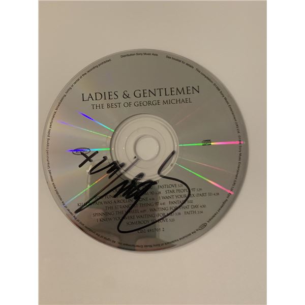 The Best Of George Michael signed cd
