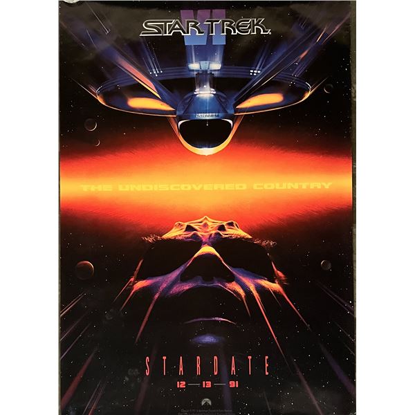 Star Trek VI The Undiscovered Country original movie poster