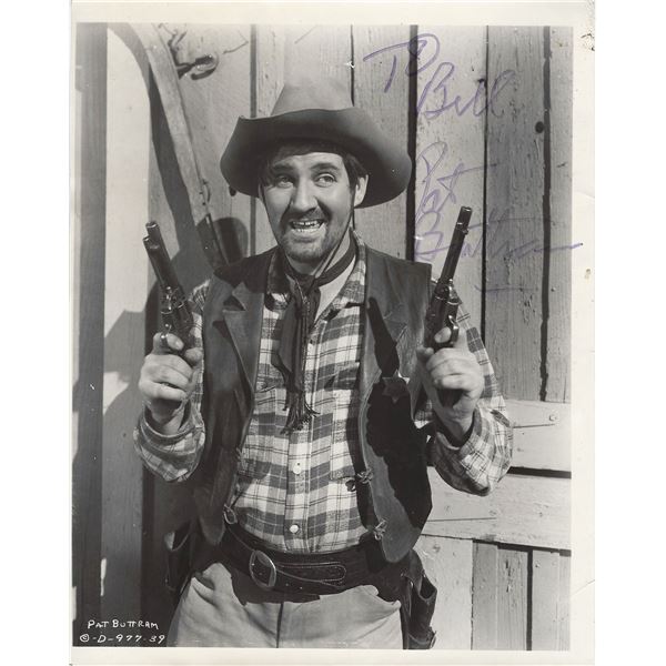 Pat Buttram signed photo
