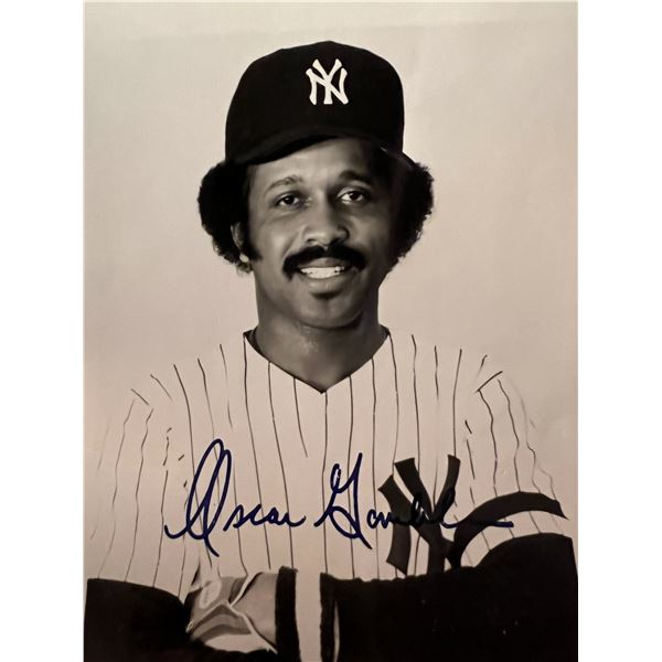 Oscar Gamble signed photo