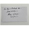 Image 1 : Alan and Marilyn Bergman signed note