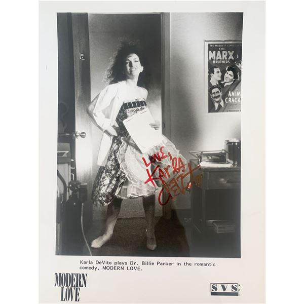 Karla DeVito signed photo
