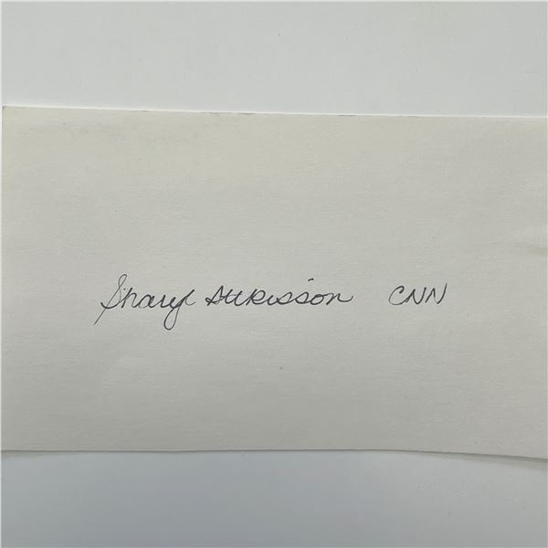 Sharyl Attkisson original signature