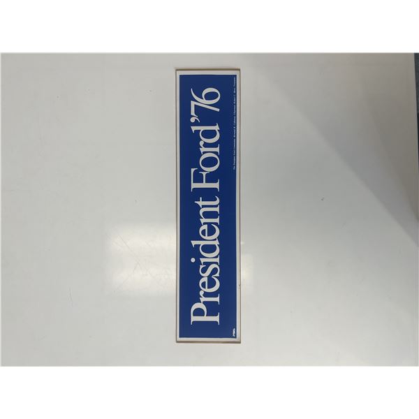Gerald Ford presidential campaign bumper sticker