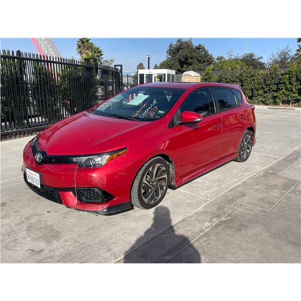 TOYT COROLLA IM 2017 APP-DUP-T DON SMOG