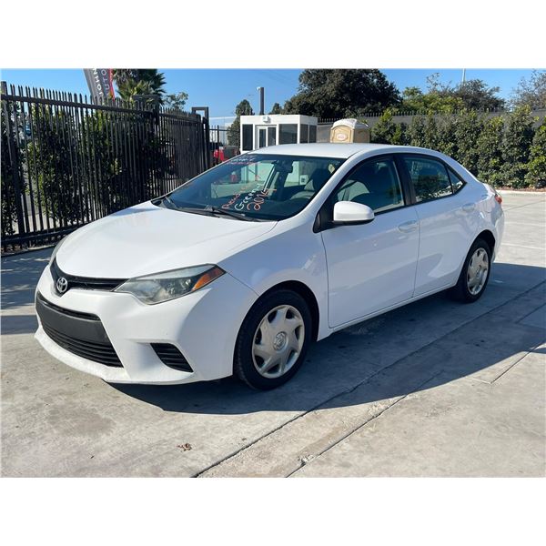 TOYT COROLLA 2014 O/S TITLE 2 DAYS