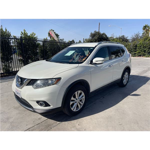 NISS ROGUE 2016 SALV/T-SMOG- 2 DAYS