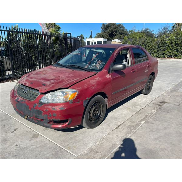 TOYT COROLLA 2008 SALV T/DONATION