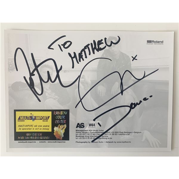 Lasgo signed promo card