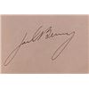 Image 1 : Jack Benny signature slip