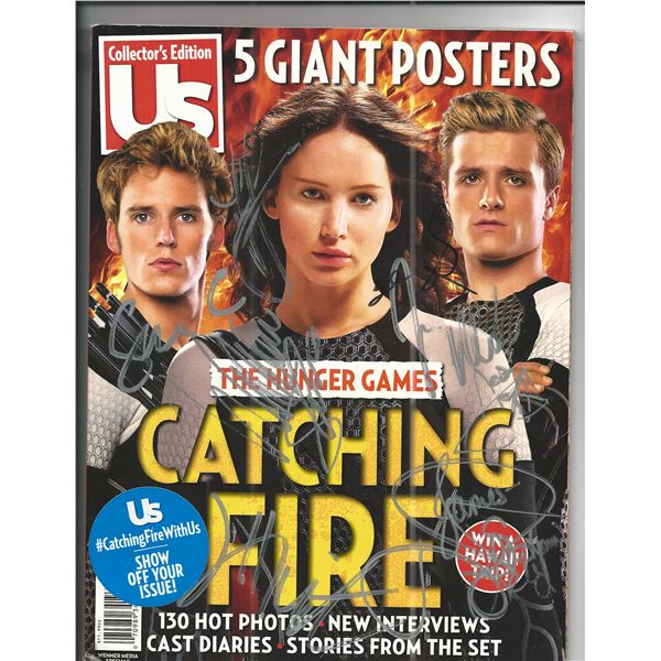 Us Magazine Hunger Games Cast signed collector's edition