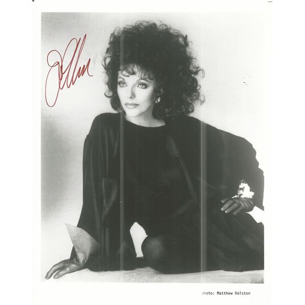 Joan Collins Signed Photo