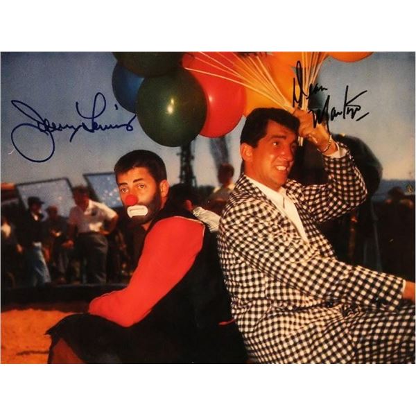 Dean Martin and Jerry Lewis signed movie still photo