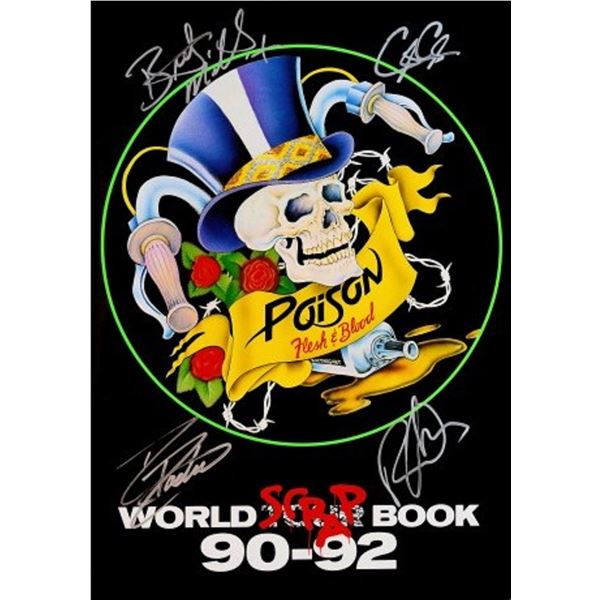 Poison signed tour book