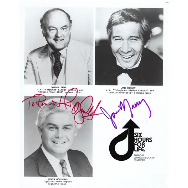 Kevin O'Connell and Jan Murray signed photo