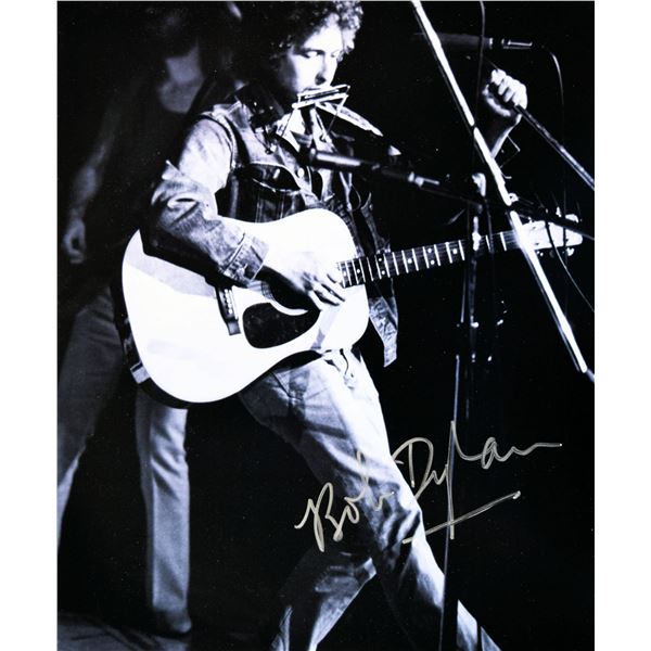 Bob Dylan signed promo photo