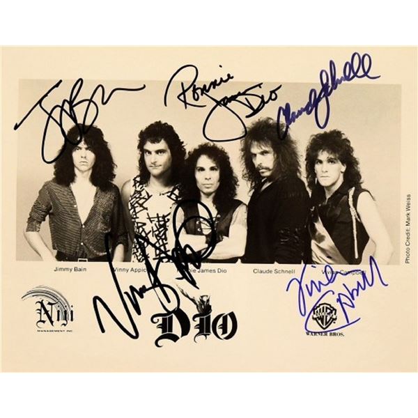 Dio signed promo photo