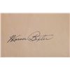 Image 1 : Warner Baxter signature slip