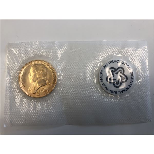 American Revolution Bicentennial Paul Revere coin