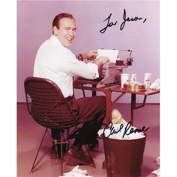 Carl Reiner signed photo