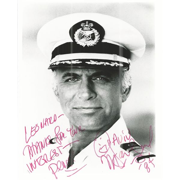 The Love Boat Gavin MacLeod Signed Photo