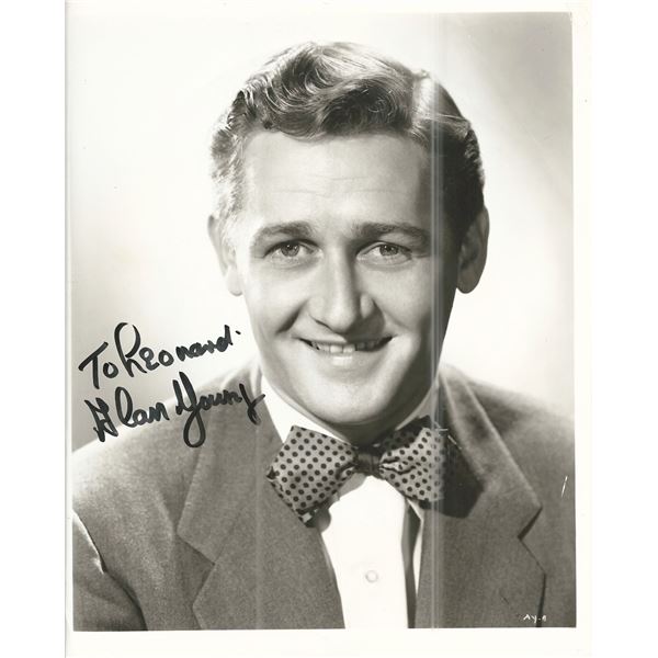 Alan Young signed photo