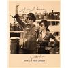 Image 1 : John & Yoko Lennon signed promo photo