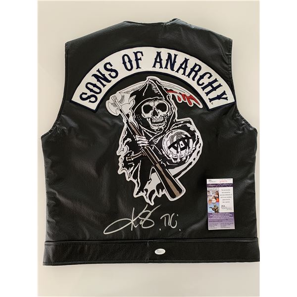 Kim Coates Sons Of Anarchy signed motorcycle vest