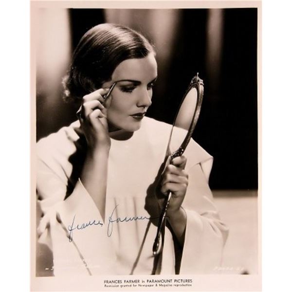 Frances Farmer signed photo