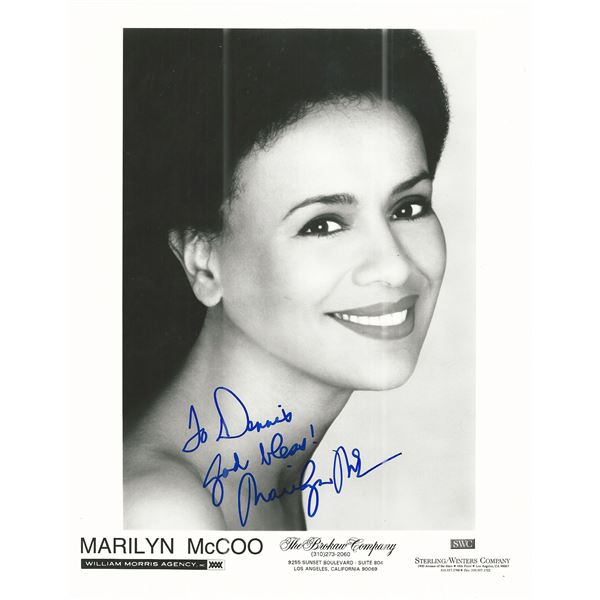 Marilyn McCoo signed photo
