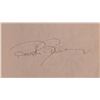 Image 1 : Ralph Bellamy signature slip