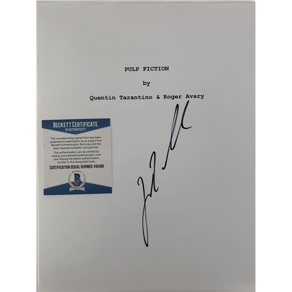 John Travolta signed Pulp Fiction script - Beckett