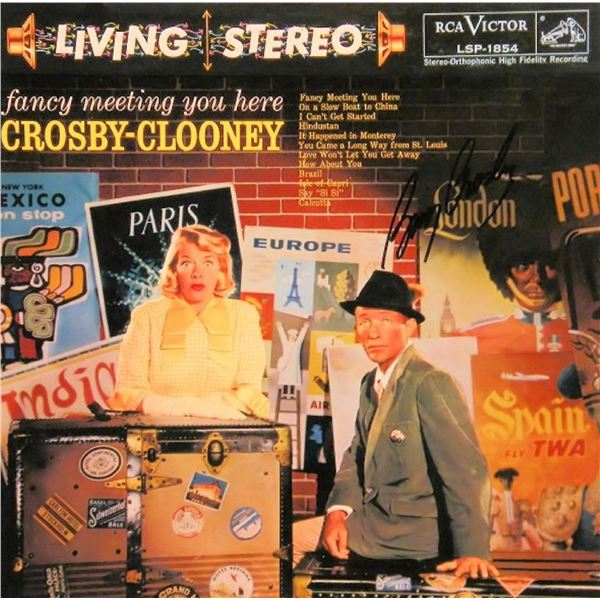 Bing Crosby Fancy Meeting You Here signed album