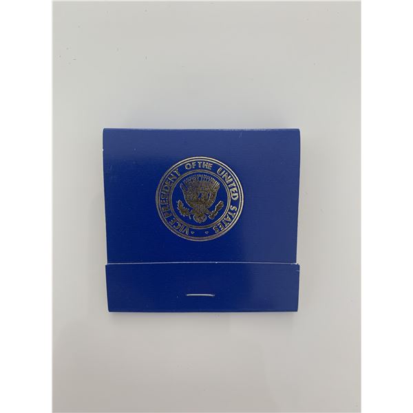Vice Presidential matchbook