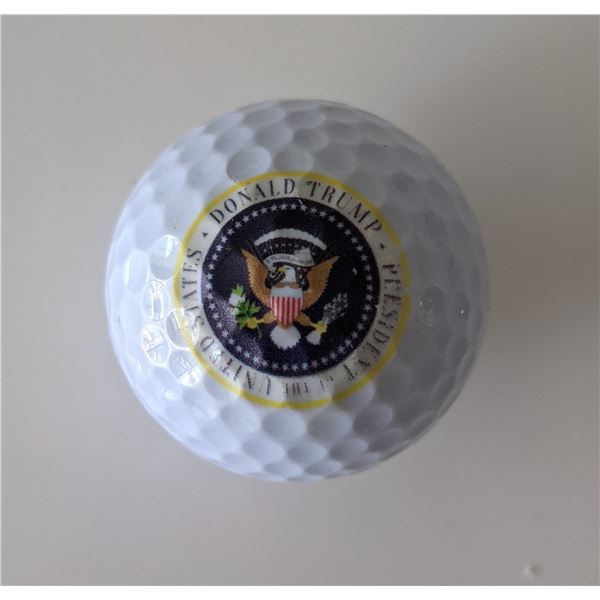 Donald Trump Presidential Seal Golf Ball