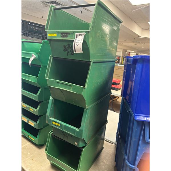LOT DE 4 BACS 19"x12"