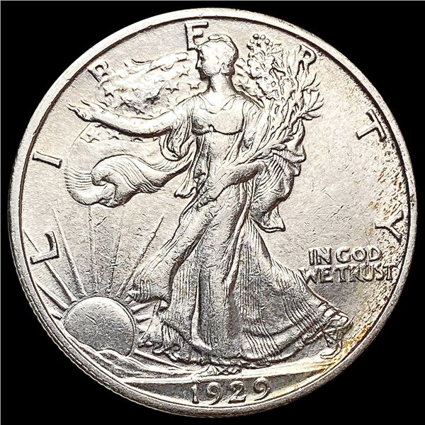 1929-S Walking Liberty Half Dollar CHOICE AU